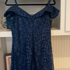 Off the shoulder evening wear, worn once. In mint condition.